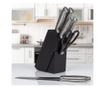 Classbach 5 részes Konyhakés Készlet, Rozsdamentes Acél/Fekete