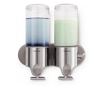 Simplehuman Twin Folyékony Szappanadagoló, 2x444 ml, Rozsdamentes Acél