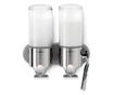 Simplehuman Twin Folyékony Szappanadagoló, 2x444 ml, Rozsdamentes Acél