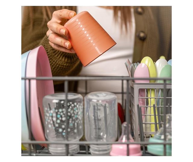 CECOTEC Bolero Aguazero Dark Mini beépíthető mini mosogatógép, 6 terítékes, 8 program, fekete, méretek 59x57.5x51.8cm