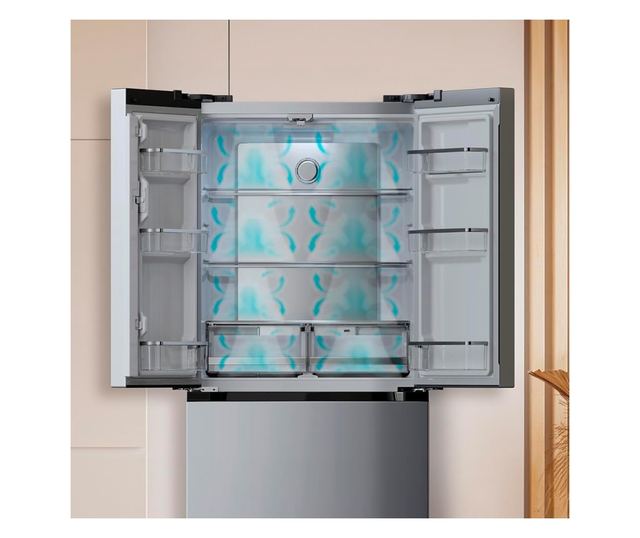 Cecotec Bolero CoolMarket French Door Side by Side hűtőszekrény, 510 liter, rozsdamentes acél