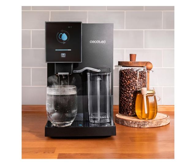 Automata eszpresszógép darálóval, Cecotec, Cremmaet Compactccino, fekete