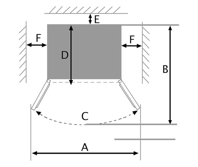 Side-by-side hűtőszekrény borhűtővel, Cecotec, Bolero CoolMarket, 529 liter, fekete