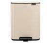 Pedálos szemetes, Brabantia, Bo Pedal Bin, 7 liter, 1 rekesz, Bézs