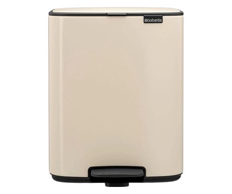 Кофа за боклук с педал, Brabantia, Bo Pedal Bin, 7 литра, 1 отделение, бежов