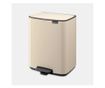 Pedálos szemetes, Brabantia, Bo Pedal Bin, 7 liter, 1 rekesz, Bézs