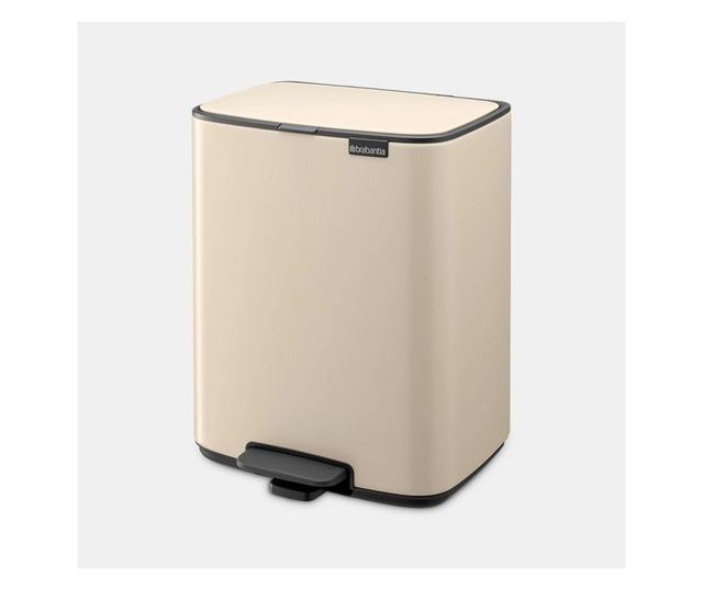 Pedálos szemetes, Brabantia, Bo Pedal Bin, 7 liter, 1 rekesz, Bézs