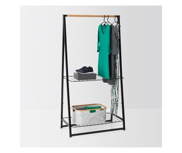 Ruhaszárító állvány, Brabantia, Linn, fekete
