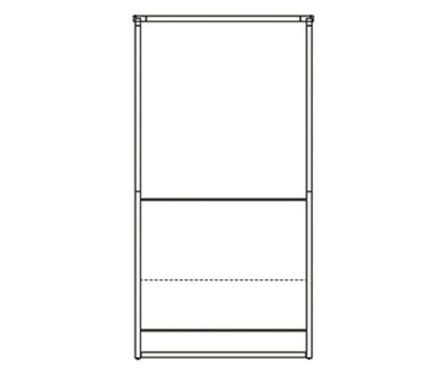 Ruhaszárító állvány, Brabantia, Linn, fekete