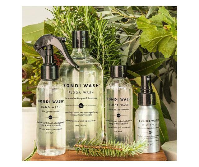 Bondi Wash Padlótisztító, Teafa & Mandarin, 125 ml