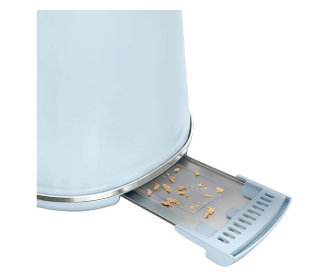 Retro Kenyérpirító, Sweiss, 2 szeletes, pasztellkék