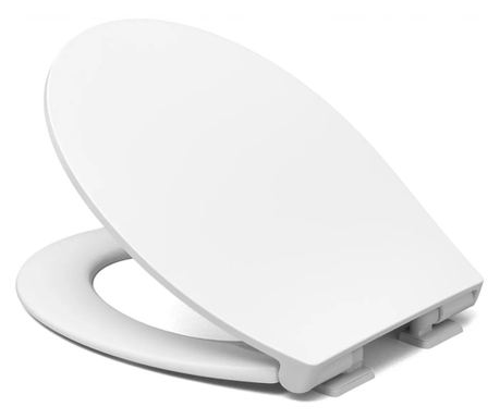 Capac WC Hamberger 540047, compatibil Koło Idol, Duroplast, Soft-Close, Antibacterian, 43.6x36.5 cm