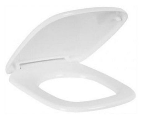 WC ülőke Królowie Sedesów, Koło Style, Duroplast, Soft-Close, Antibakteriális, 42,5x35,9 cm, Fehér