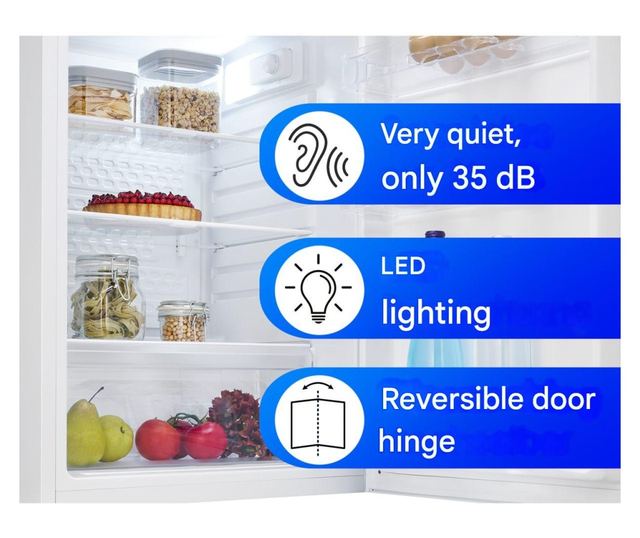 Mini hűtőszekrény, Bomann, 126 liter - Inox