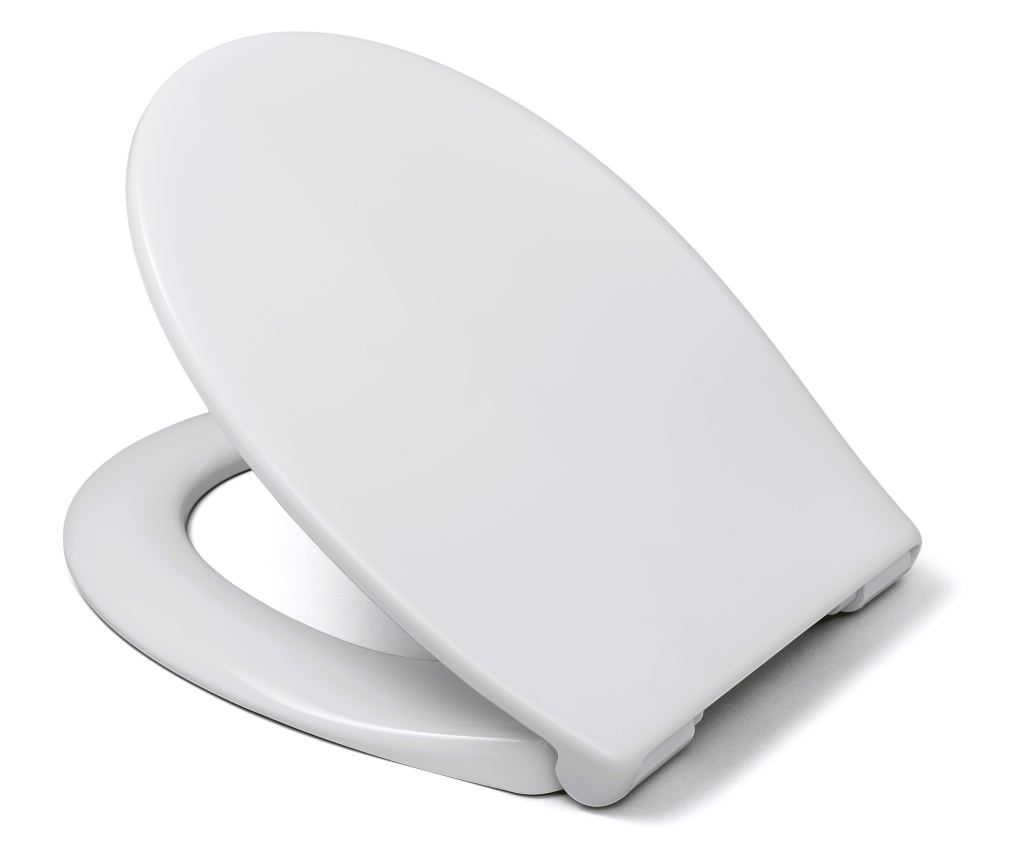 Capac WC Hamberger, Soft-Close, 44.5x37 cm, Alb