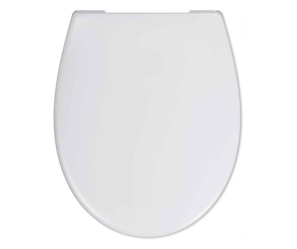 Capac WC Hamberger, Soft-Close, 44.5x37 cm, Alb - 2