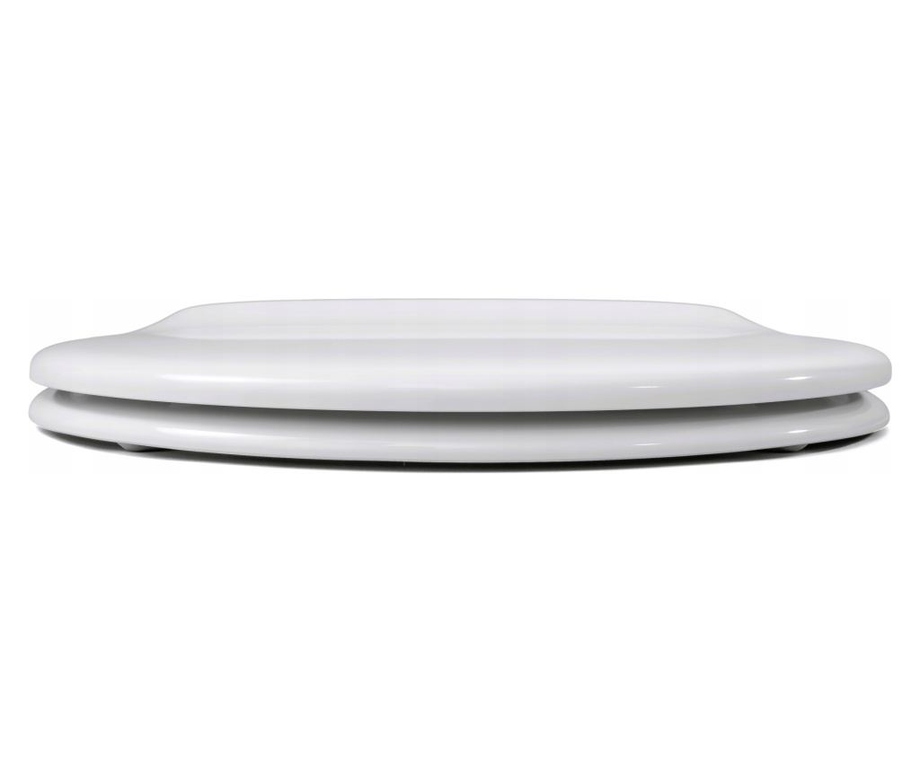 Capac WC Hamberger, Soft-Close, 44.5x37 cm, Alb - 4