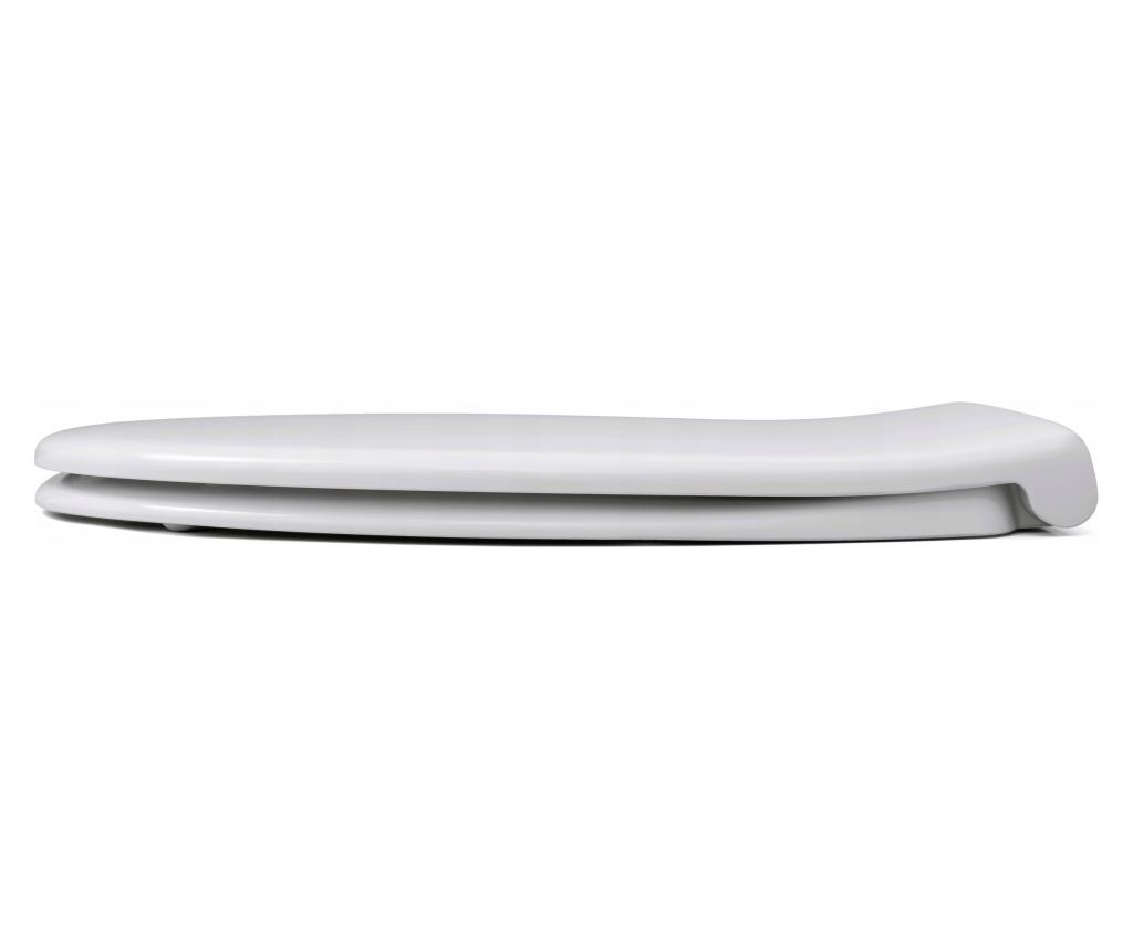 Capac WC Hamberger, Soft-Close, 44.5x37 cm, Alb - 5