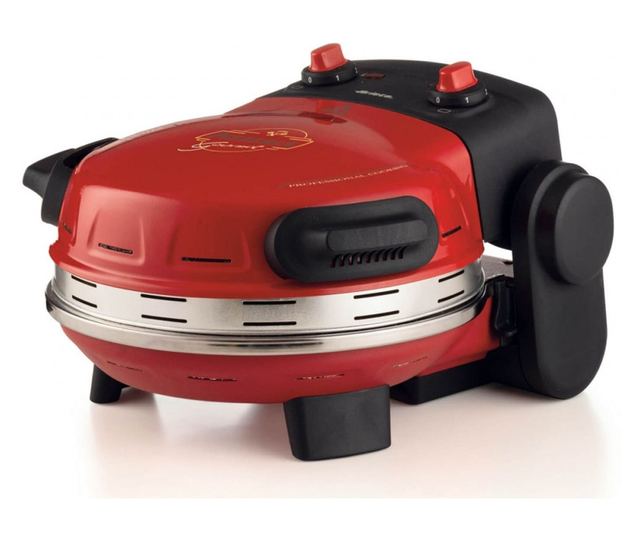 Elektromos pizzasütő Ariete "Pizzeria Gourmet" 0934/00, 1500W, 32 cm, Akár 400C, 5 szint, , Piros