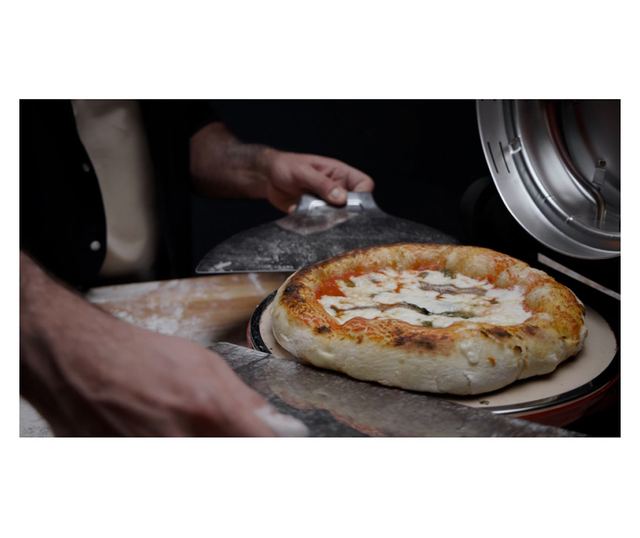 Elektromos pizzasütő Ariete "Pizzeria Gourmet" 0934/00, 1500W, 32 cm, Akár 400C, 5 szint, , Piros