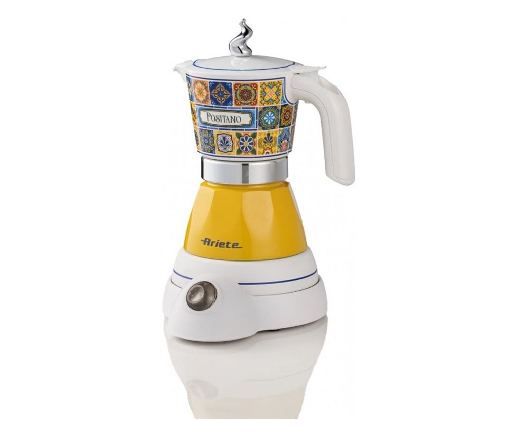 Ariete Moka Vintage Positano 1358/1P Ηλεκτρική Μηχανή Καφέ, 400W, 4 Φλιτζάνια, Ασύρματη Χρήση, Περιστρεφόμενη Βάση 360° - 4