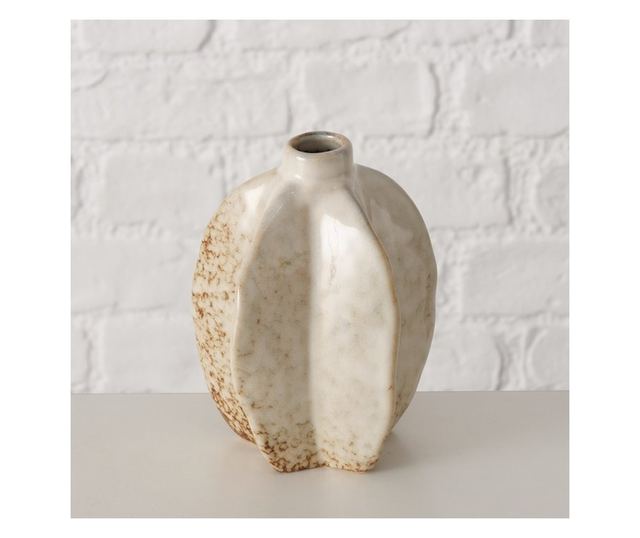 Arquette kerámia váza, bézs, 9,5x13,2 cm