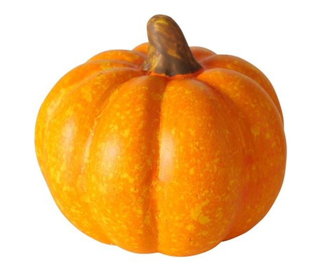 Kerámia cukkini dekoráció, 5,5x6,5 cm