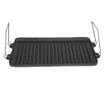 Tiszta öntöttvas grillsütő lap, fogantyúkkal, 44x24x2 cm Kinghoff KH1262