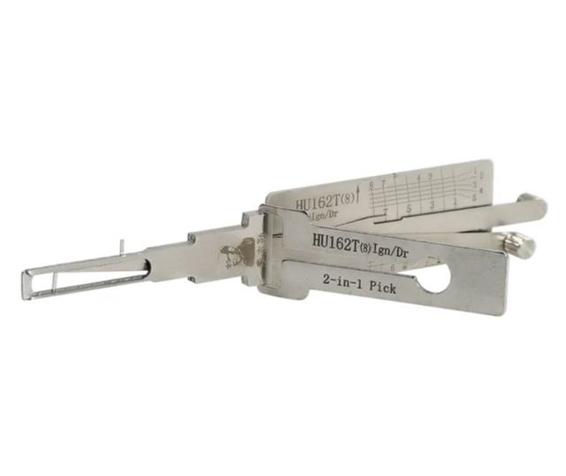 Lishi eredeti HU162T(8) / VAG2015 autós szerszámdekóder – 2 az 1-ben gyújtás-, ajtó- és csomagtartó-dekóder, VW, Audi 2015+ mode