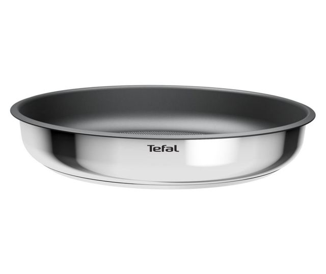 Tefal L881S504 5 részes rozsdamentes acél edénykészlet, titán tapadásmentes bevonattal, 250°C-ig sütőben használható, levehető f
