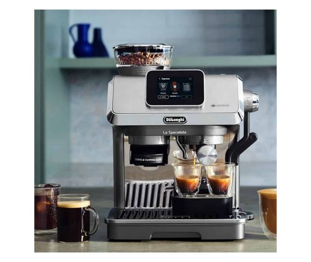 Espresso gép DeLonghi EC9455.M La Specialista Touch, 1450W, 19 bar, 1.7 L, 4 Hőfok, 5 Habszint, 15 Őrlési Fokozat, Szemes