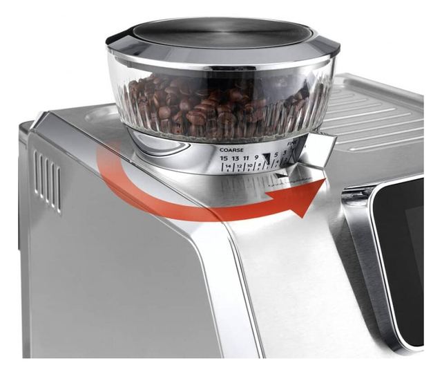 Espresso gép DeLonghi EC9455.M La Specialista Touch, 1450W, 19 bar, 1.7 L, 4 Hőfok, 5 Habszint, 15 Őrlési Fokozat, Szemes