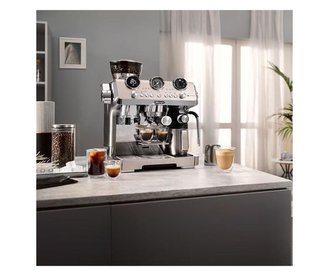 DeLonghi EC9885.M La Specialista Maestro eszpresszógép, 1450W, 19 bar, 2,5 l, 5 sebesség, 15 őrlési fokozat, Thermoblock, My Lat