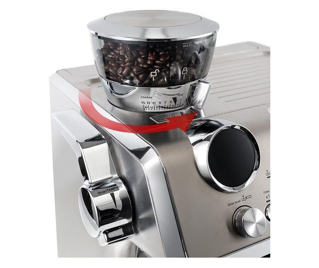 DeLonghi EC9885.M La Specialista Maestro eszpresszógép, 1450W, 19 bar, 2,5 l, 5 sebesség, 15 őrlési fokozat, Thermoblock, My Lat