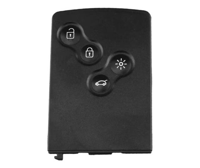 Carcasa Cheie Smartcard, 4 Butoane, Techstar, Compatibila cu Renault Megane III, Scenic, Laguna III, Clio, Captur