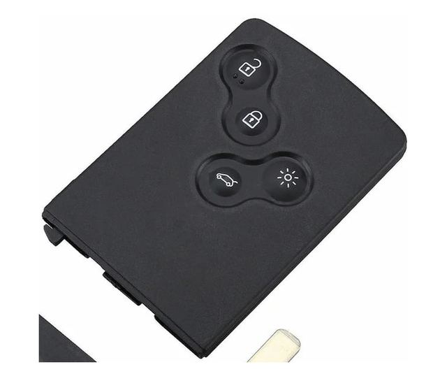 Carcasa Cheie Smartcard, 4 Butoane, Techstar, Compatibila cu Renault Megane III, Scenic, Laguna III, Clio, Captur
