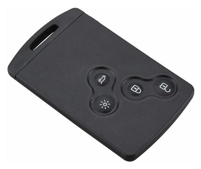 Carcasa Cheie Smartcard, 4 Butoane, Techstar, Compatibila cu Renault Megane III, Scenic, Laguna III, Clio, Captur