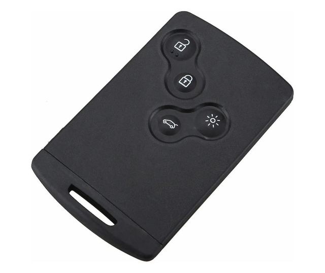 Carcasa Cheie Smartcard, 4 Butoane, Techstar, Compatibila cu Renault Megane III, Scenic, Laguna III, Clio, Captur