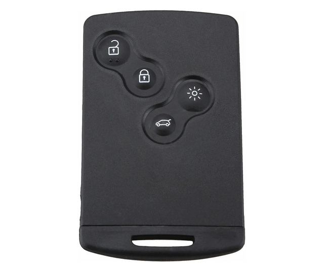 Carcasa Cheie Smartcard, 4 Butoane, Techstar, Compatibila cu Renault Megane III, Scenic, Laguna III, Clio, Captur