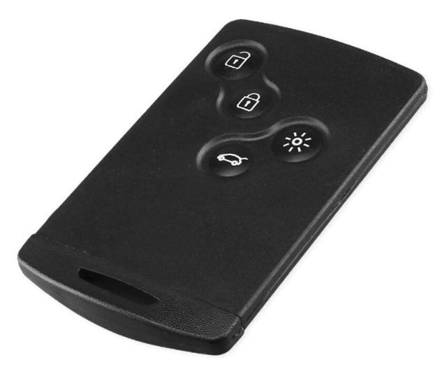 Carcasa Cheie Smartcard, 4 Butoane, Techstar, Compatibila cu Renault Megane III, Scenic, Laguna III, Clio, Captur