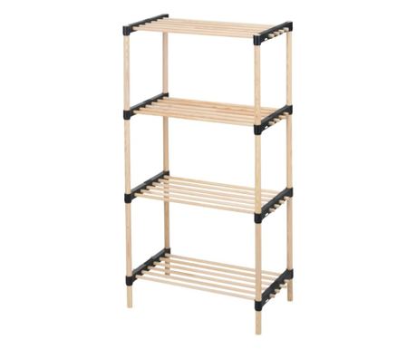 STORAGE SOLUTIONS 4-nadstropna polica – 49x28x92,5 cm, praktična in vsestranska zasnova