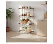Etajeră de depozitare cu 4 niveluri STORAGE SOLUTIONS – 49x28x92.5 cm, design practic și versatil thumbnail 2