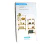 Etajeră de depozitare cu 4 niveluri STORAGE SOLUTIONS – 49x28x92.5 cm, design practic și versatil thumbnail 3