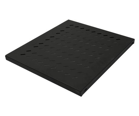 RAFT FIX Logilink 1U pentru rack 19", adâncime 345mm, sarcina maximă 50Kg, vopsea antistatic, oțel 1mm, fixare 4 puncte