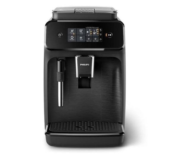 Philips EP1220/00 Series 1000 Automata eszpresszógép, Manuális tejhabosító, Fekete
