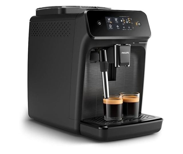 Philips EP1220/00 Series 1000 Automata eszpresszógép, Manuális tejhabosító, Fekete