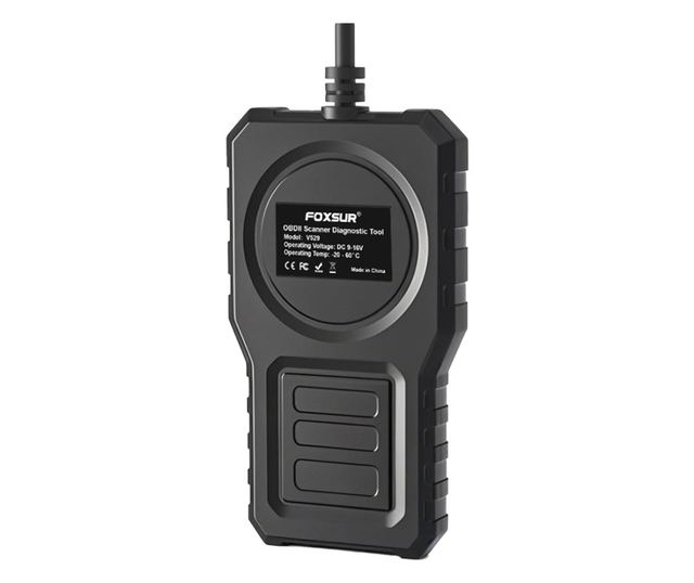 Foxsur V529 OBD2 autódiagnosztikai teszter, akkumulátorteszt, hibakód-keresés, 10 nyelv, motorkódok, O2 érzékelő, EVAP, képkocka