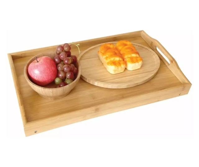 Bambusz dohányzóasztal 50X30X23 Kinghoff KH1502