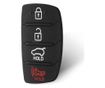 Membrana Cauciuc Butoane Cheie Auto 4 Butoane Compatibila Hyundai Tucson, Santa Fe, ix45, Sonata, i40 – Pad Inlocuire Taste Tele
