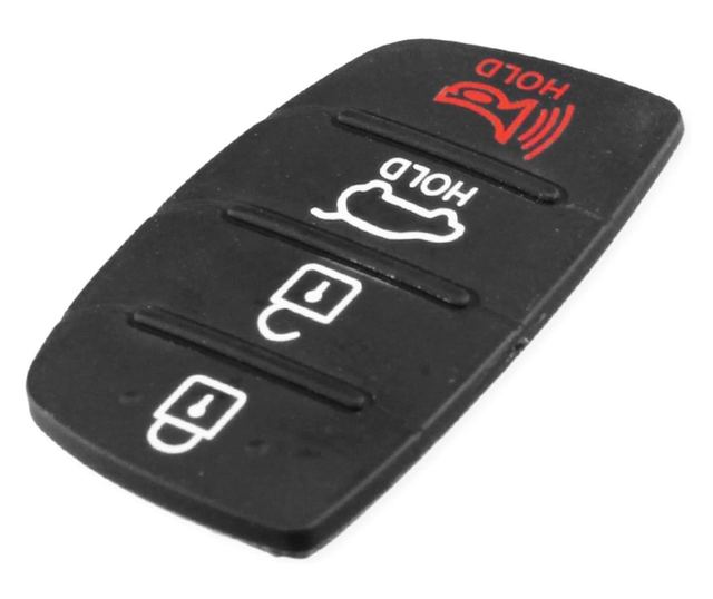 Membrana Cauciuc Butoane Cheie Auto 4 Butoane Compatibila Hyundai Tucson, Santa Fe, ix45, Sonata, i40 – Pad Inlocuire Taste Tele